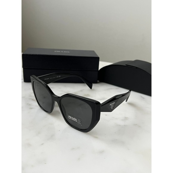 NEW Prada PR19ZS Sunglasses in Blue Polarized Marble - Picture 5 of 9